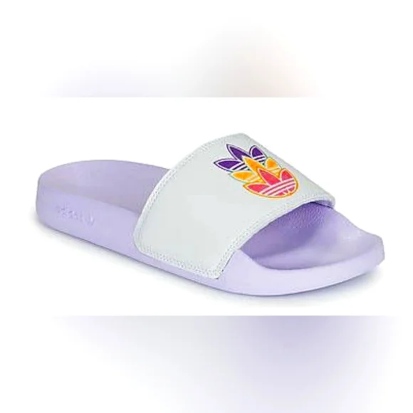 adidas | Shoes | Adilette Lite Womens Slides Purple Tint Sz  display picture 2